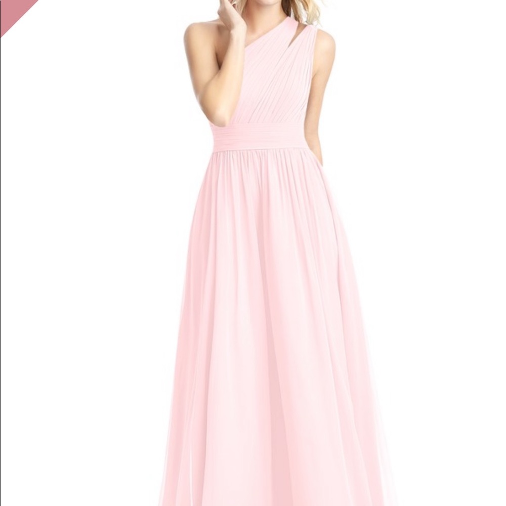 Azazie Blushing Pink Molly Dress